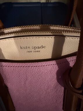 kate spade Pink and Brown Leather purse